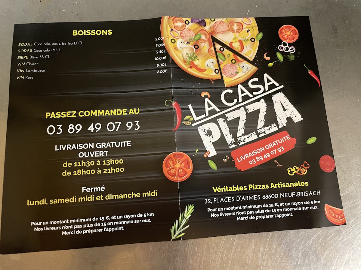 Menu La Casa Pizza-2